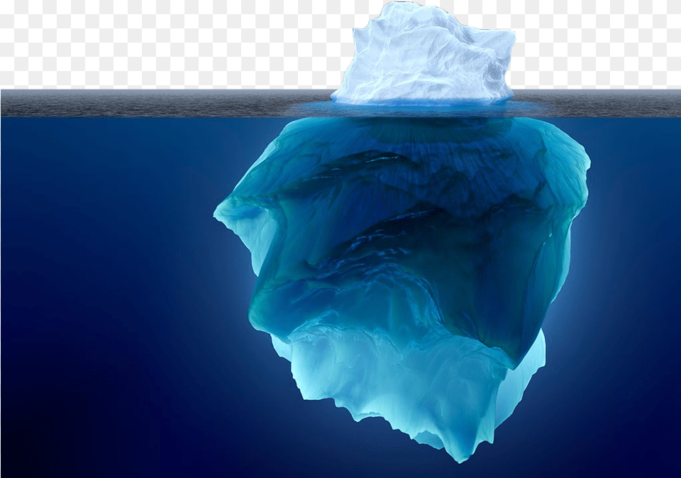 Glacier Clipart Underwater Iceberg Underwater, Ice, Nature, Outdoors, Animal Free Transparent Png