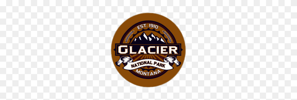 Glacier National Park Sticker, Logo, Symbol, Architecture, Badge Free Png Download