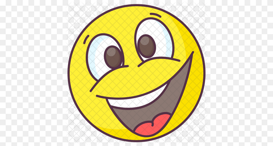 Glad Emoticon Emoji Icon Of Colored Smiley Face Png Image