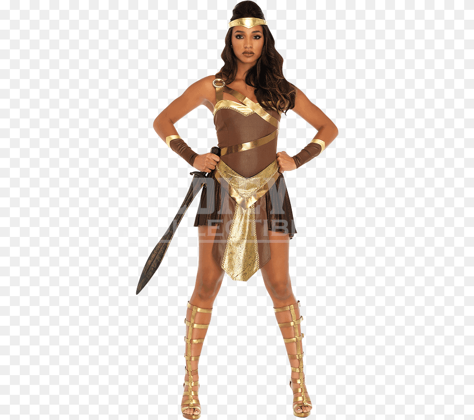 Gladiator Costume Women Gladiator Costumes, Clothing, Person, Adult, Female Free Transparent Png