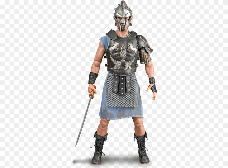 Gladiator Full Image 2 Maximus, Adult, Male, Man, Person Free Transparent Png