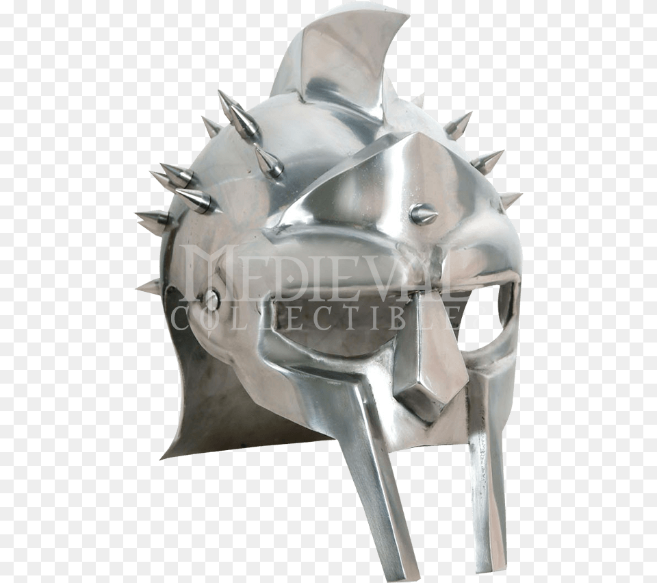 Gladiator Helmet Gladiator Helmet With Spikes, Armor, Mace Club, Weapon Png Image