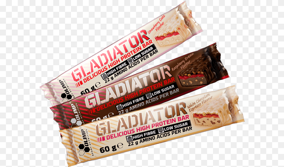 Gladiator High Protein Bar Olimp, Food, Sweets, Candy Png