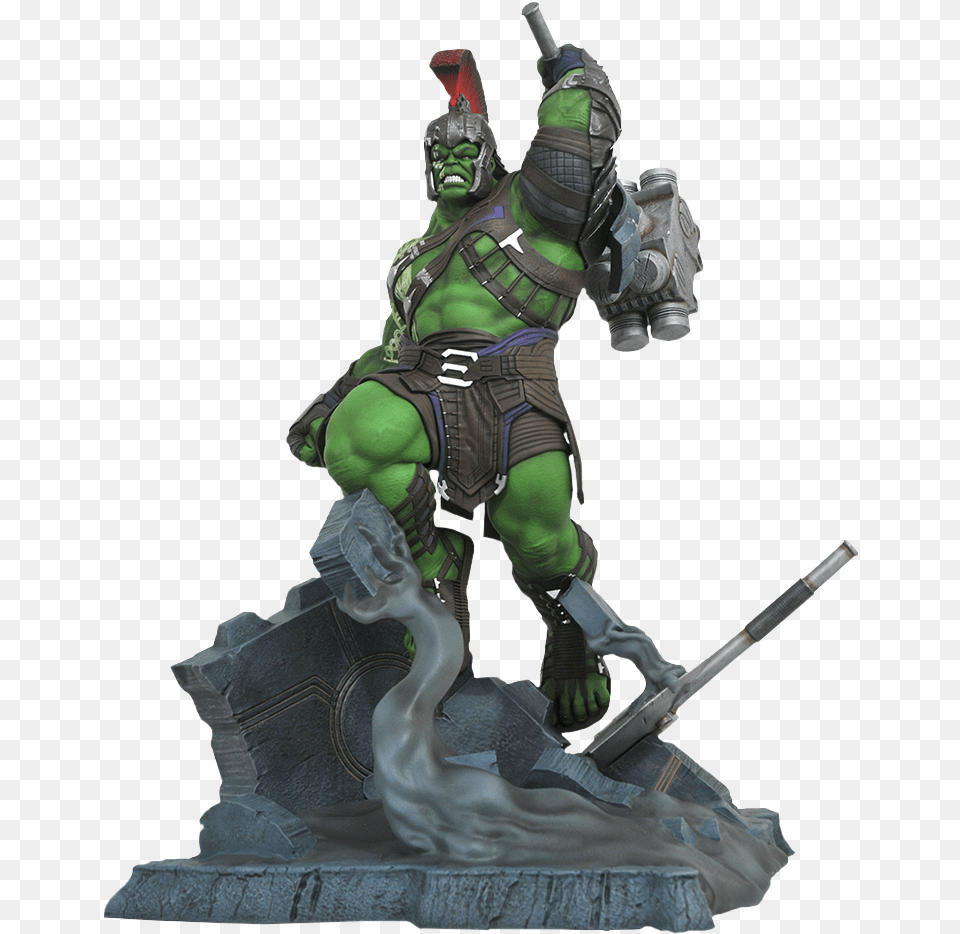 Gladiator Hulk Marvel Milestones 24 Statue Diamond Select Marvel Milestones, Person, Face, Head Free Transparent Png