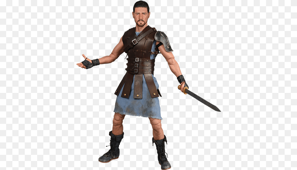 Gladiator Maximus Figures, Sword, Weapon, Adult, Male Free Transparent Png