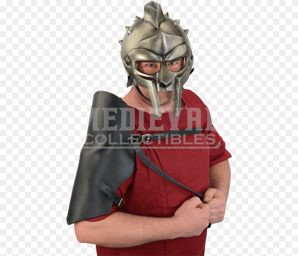 Gladiator Pauldron, Adult, Male, Man, Person Png Image
