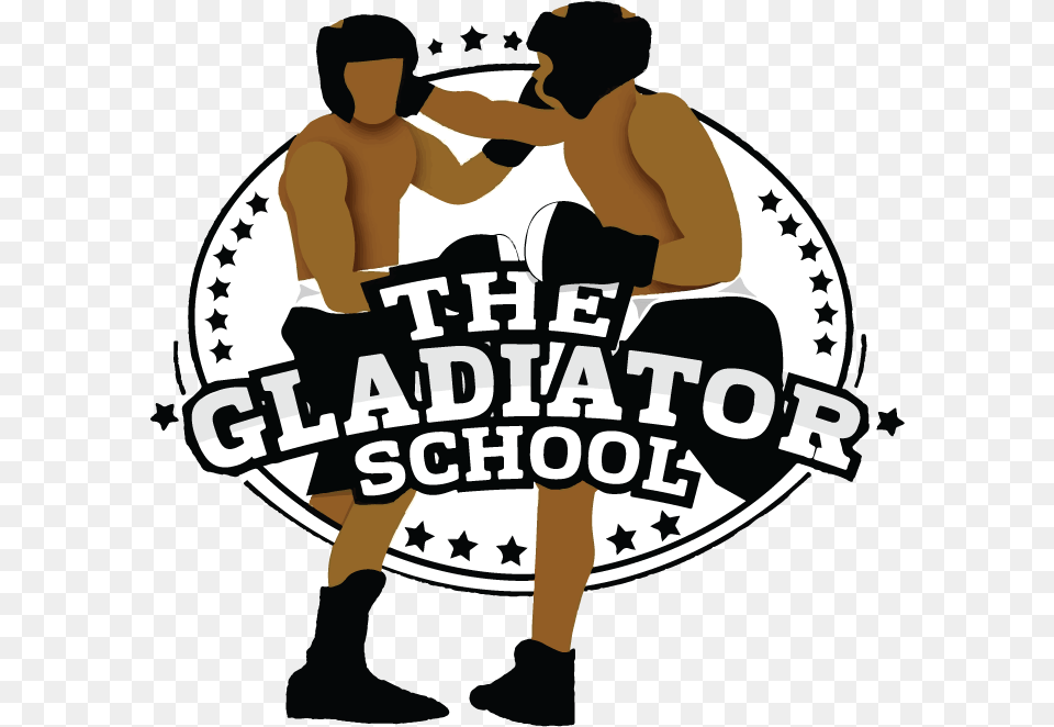 Gladiator School Boxing Illustration, Back, Body Part, Person, Adult Png Image