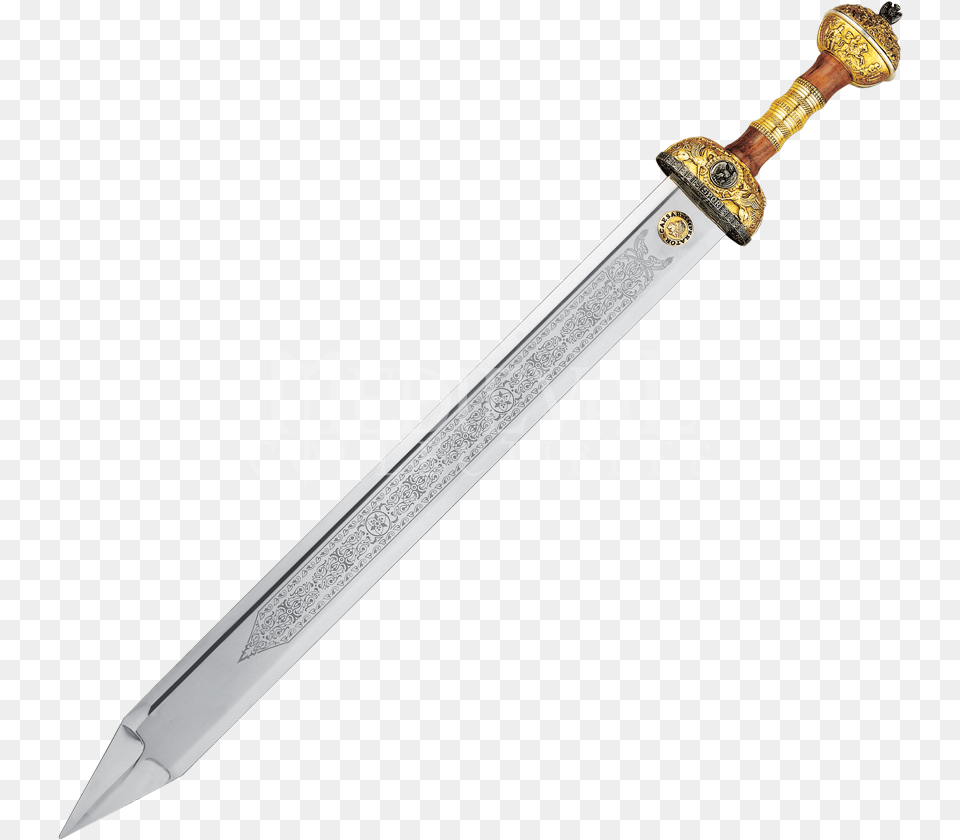 Gladiator Sword Pic Roman Julius Caesar Sword, Weapon, Blade, Dagger, Knife Png