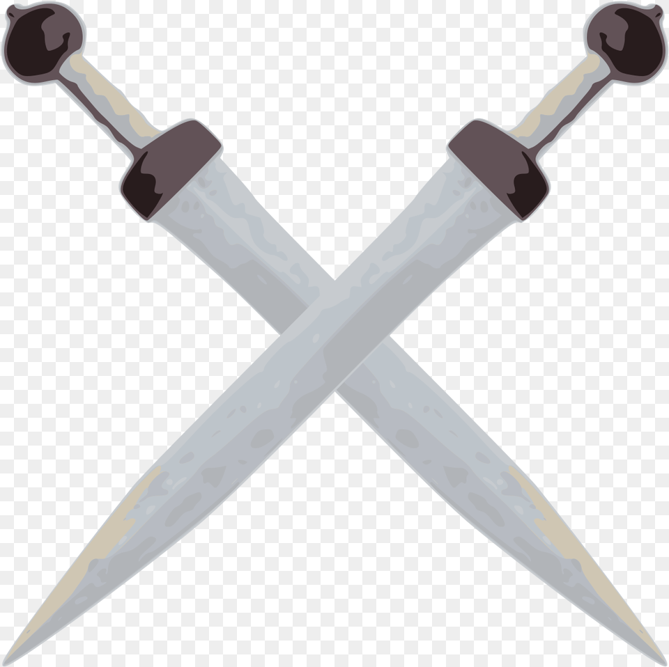 Gladii Svg Battle Icon, Sword, Weapon, Blade, Dagger Free Png