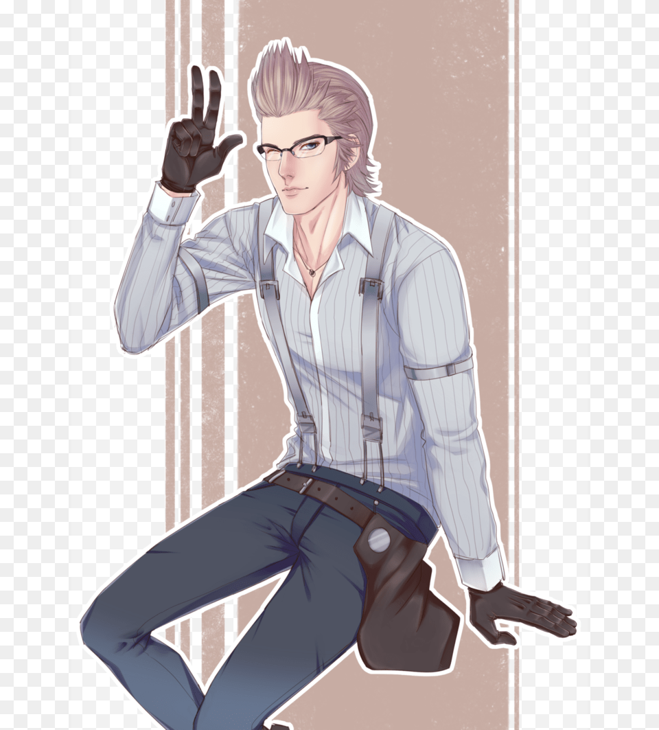 Gladiolus Drawing Ffxv Ffxv Ignis Art, Woman, Publication, Female, Person Free Transparent Png