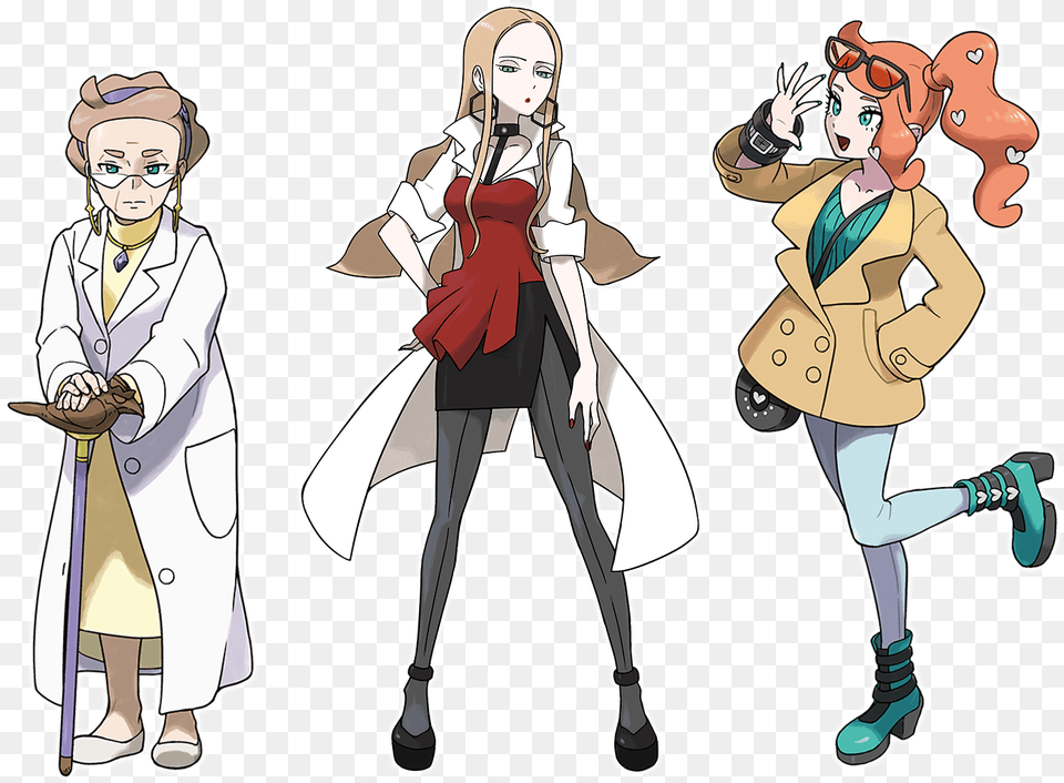 Gladion Pokemon Characters Sword And Shield, Publication, Book, Clothing, Coat Free Png Download
