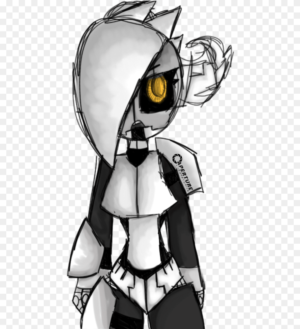 Glados Drawing Cartoon, Book, Comics, Publication, Adult Free Png Download