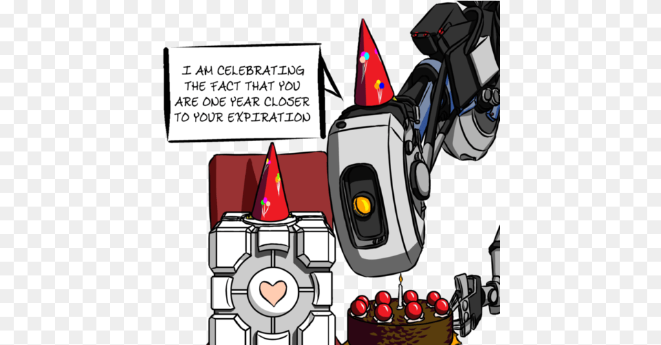 Glados Voice Needed Glados Birthday, Book, Comics, Publication, People Free Transparent Png