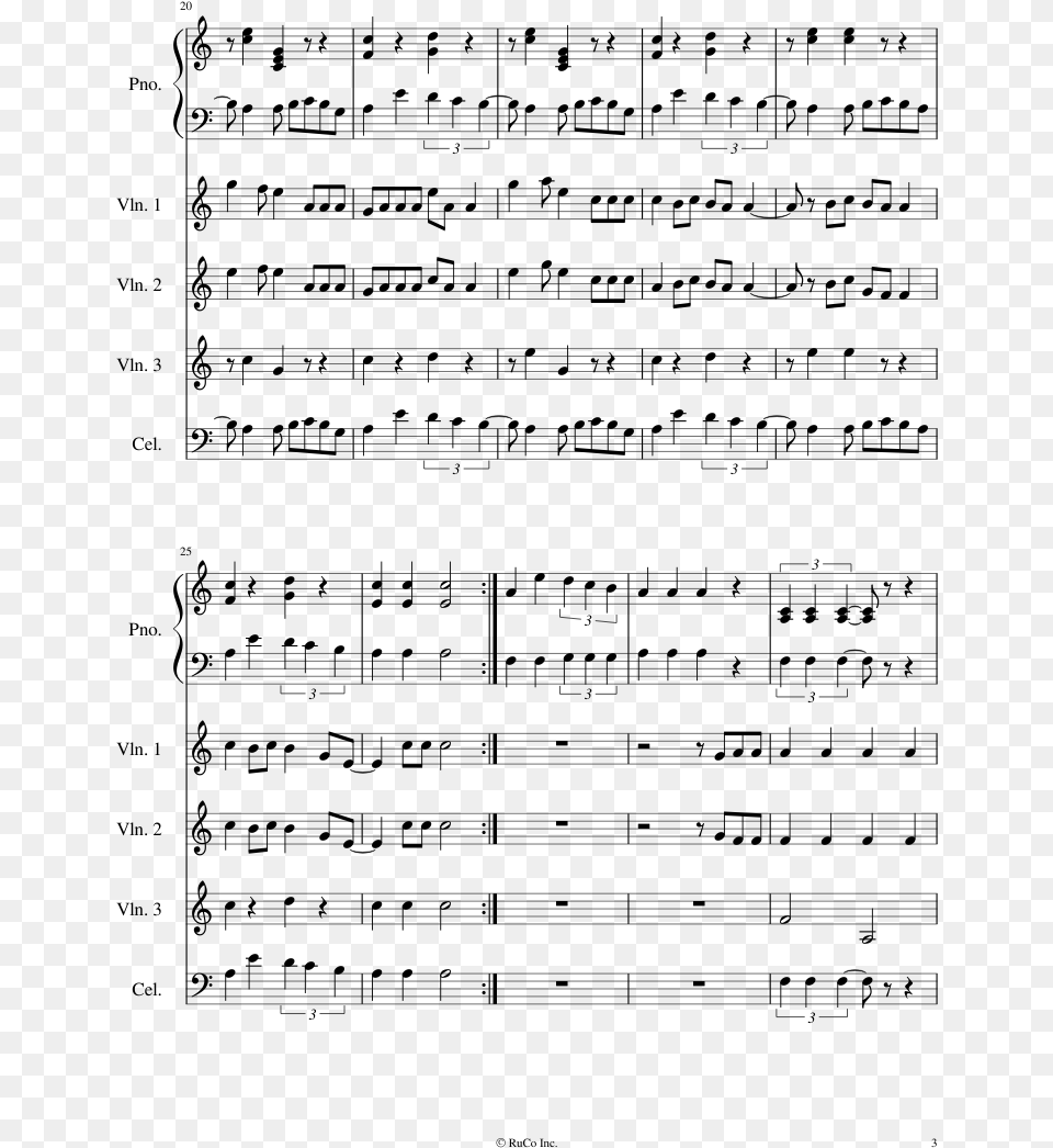 Glamazon Sheet Music Composed By Lucian Piane Rupaul, Gray Free Png