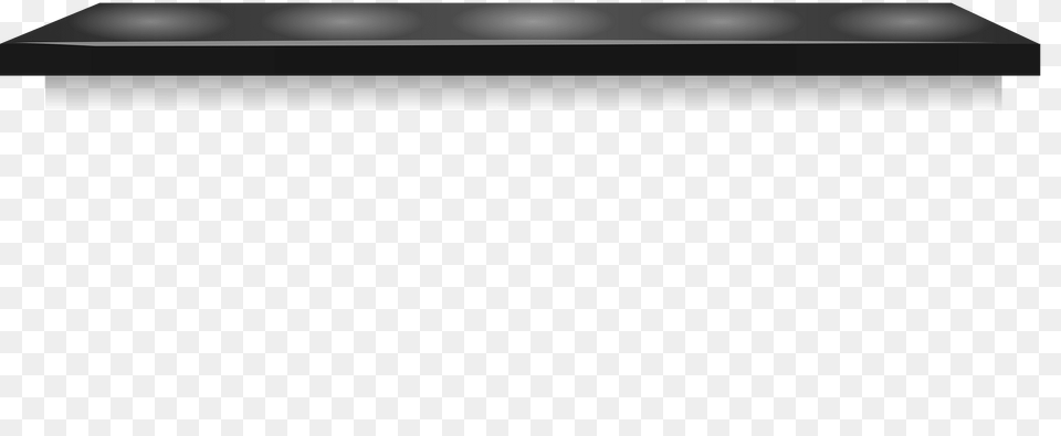 Glancing Black Shelf Clipart, Furniture, Indoors Png Image