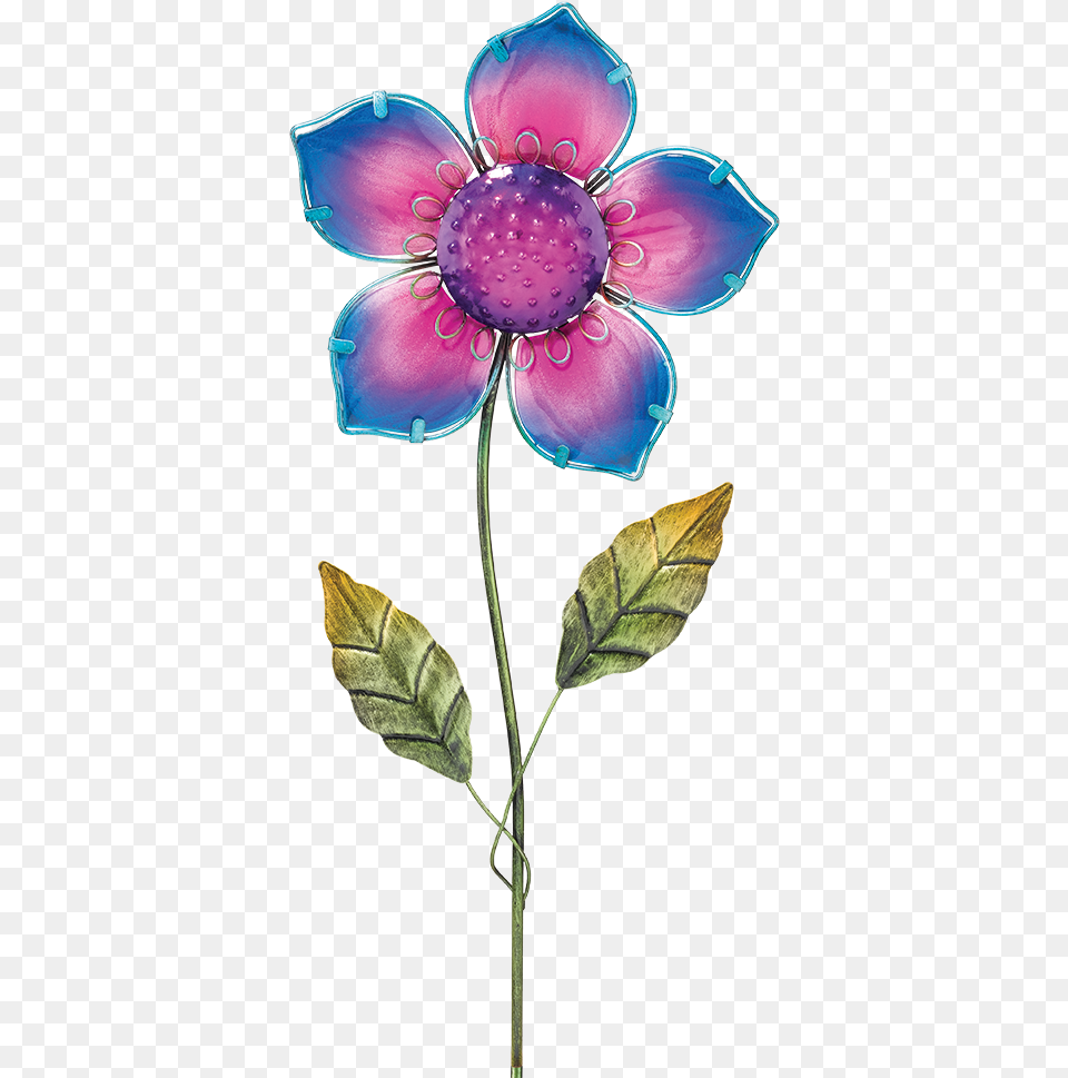 Glas Flower Regal Art Amp Gift Flower Stake Purple, Plant, Anemone, Dahlia, Petal Png