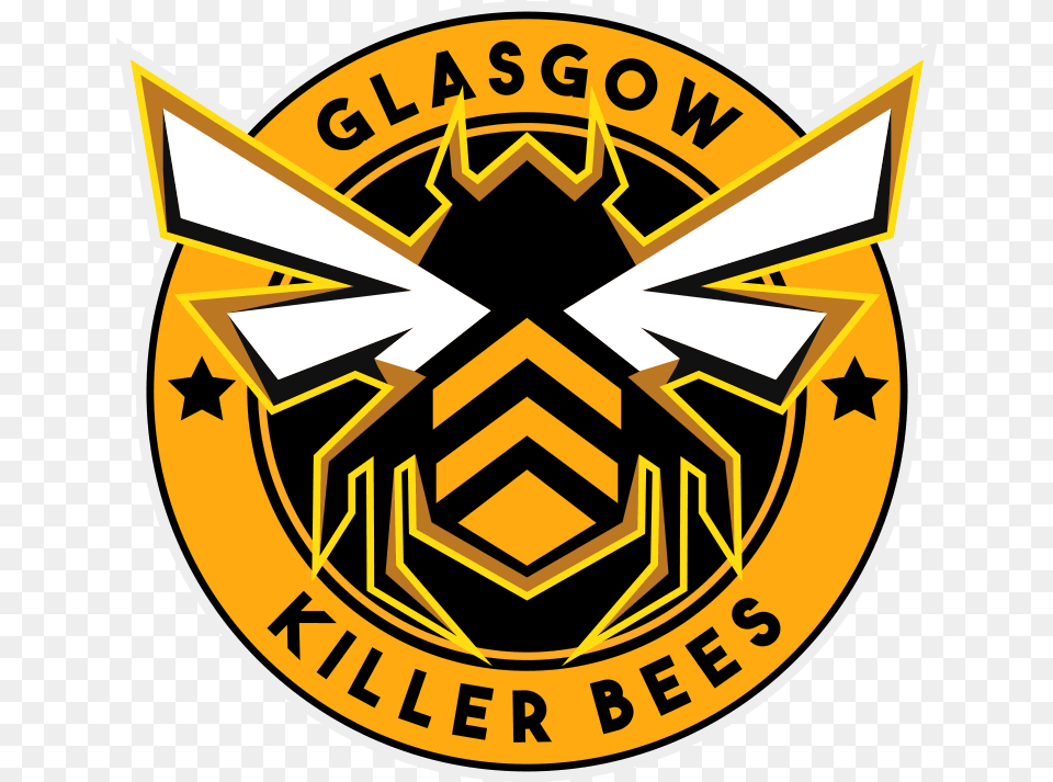 Glasgow Killer Bees, Emblem, Logo, Symbol, Badge Free Transparent Png