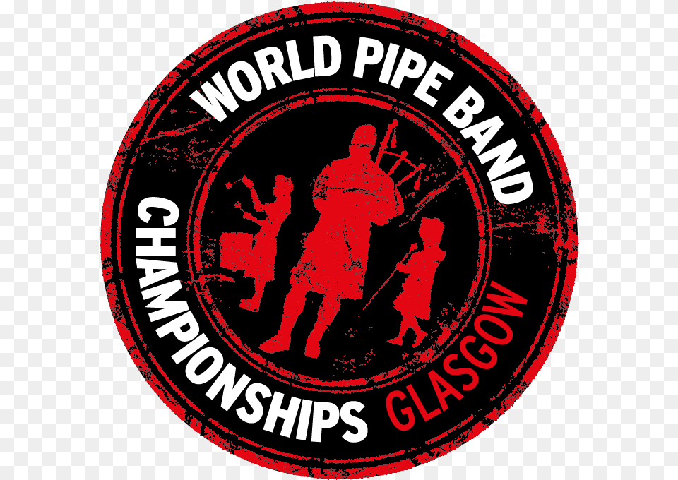 Glasgow Taxis Ltd World Pipe Band Championships, Adult, Logo, Male, Man Free Png Download
