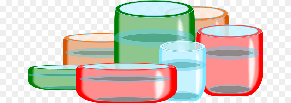 Glass Cylinder, Plastic, Cup, Tape Png Image