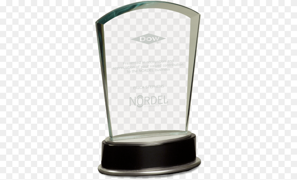Glass Award Transparent Sticker Glass Award Plaque Psd, Trophy Free Png
