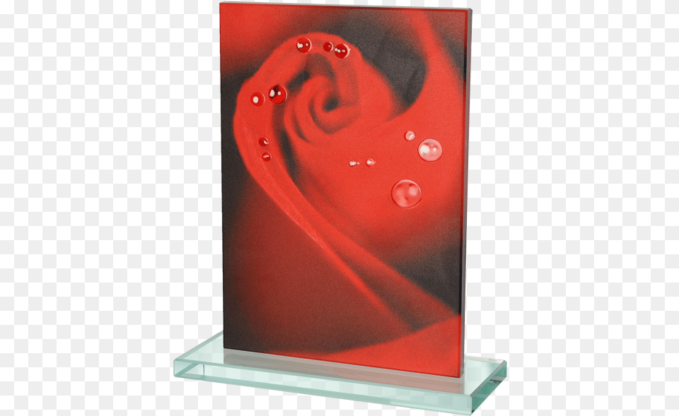 Glass Award With 3d Effect Picture Frame, Canvas, Envelope, Flower, Greeting Card Free Png Download