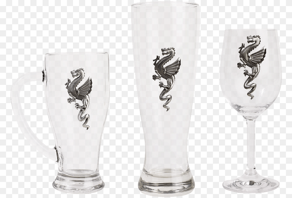 Glass Bar Empty Glass Pub Dragon Transparent Wine Glass, Cup, Goblet, Alcohol, Beverage Free Png Download