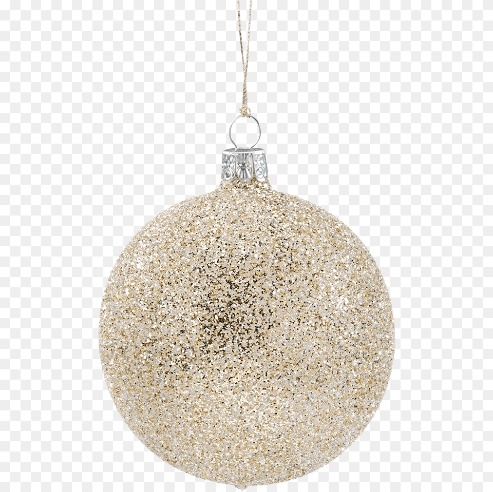 Glass Bauble Gold With Glitter 8cm Christmas Ornament, Accessories, Chandelier, Lamp Free Png