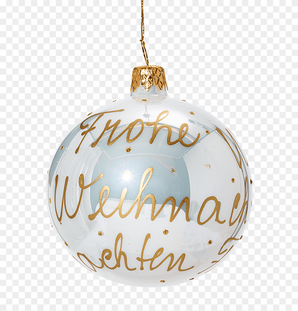 Glass Bauble Merry Christmas White, Accessories Png