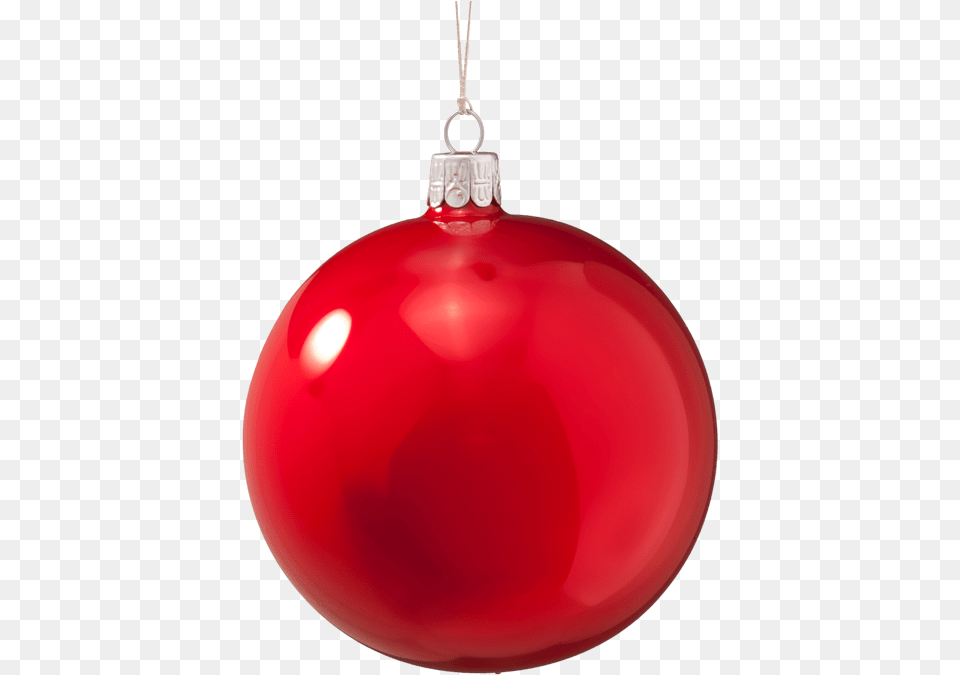 Glass Bauble Opal Red 10 Cm Christmas Ornament, Accessories Png Image