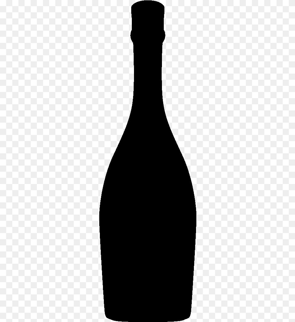 Glass Beer Champagne Bottle Wine Photo Clipart Glass Bottle, Gray Free Png Download
