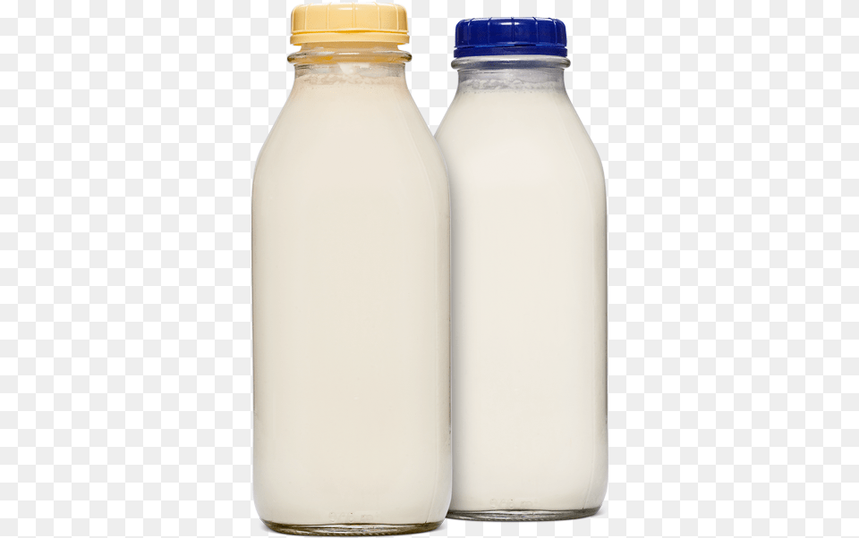 Glass Bottle, Beverage, Milk, Dairy, Food Png Image