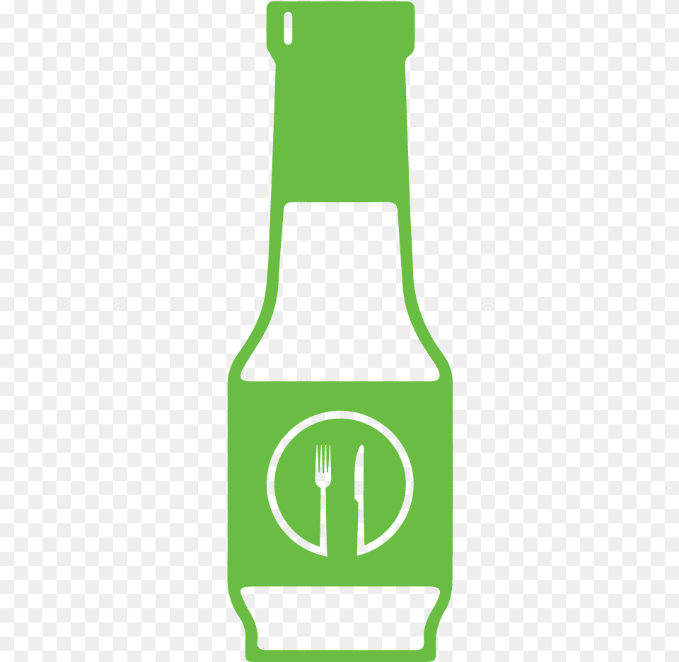 Glass Bottle, Cutlery, Fork, Food, Ketchup Png