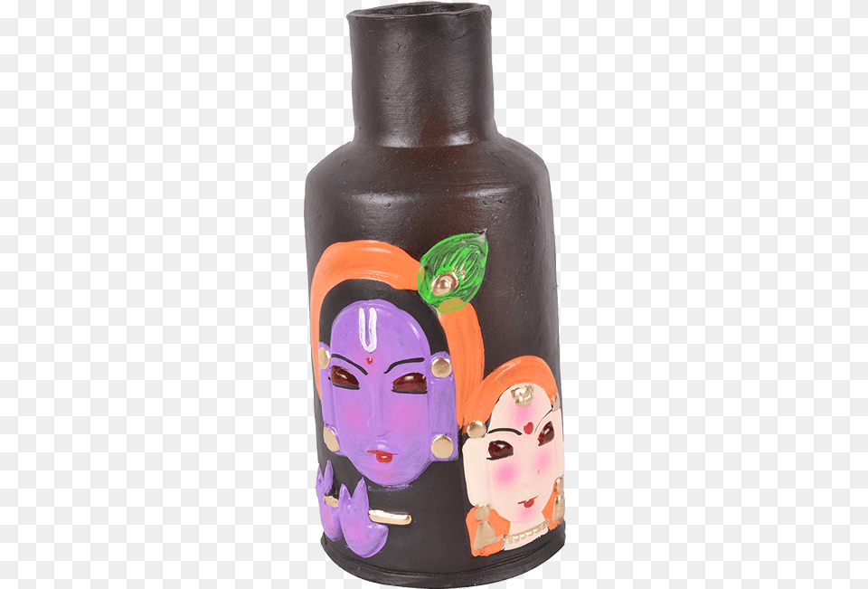 Glass Bottle, Jar, Person, Face, Head Png Image
