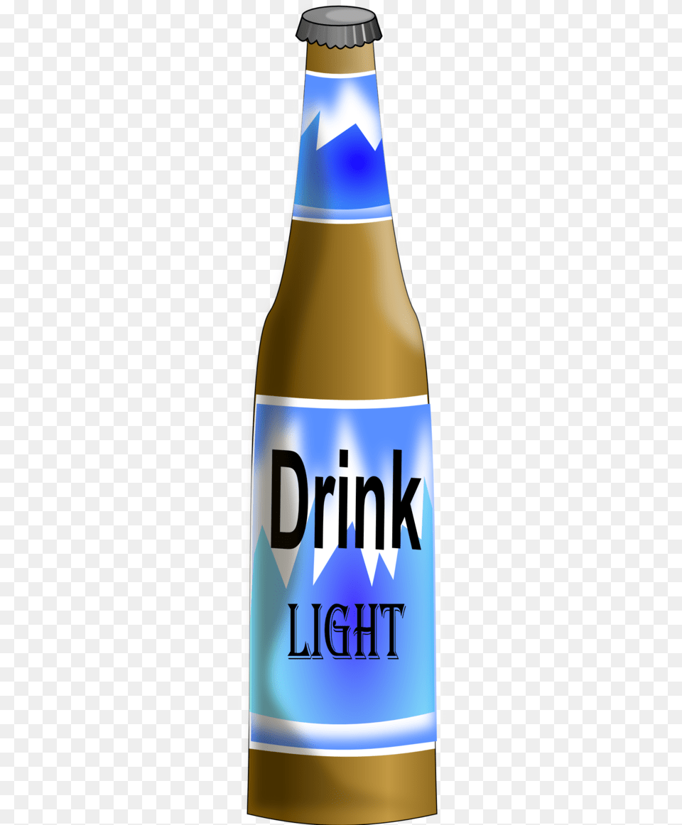 Glass Bottle, Alcohol, Beer, Beverage, Lager Png Image