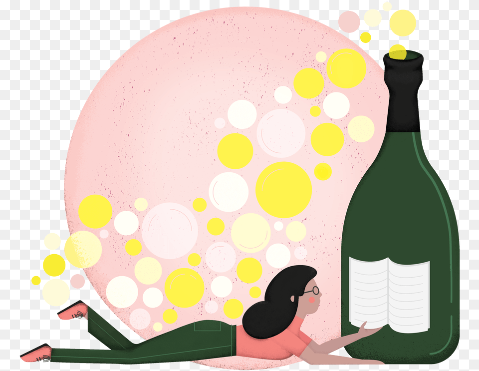 Glass Bottle Clipart Champagne, Alcohol, Beverage, Wine Bottle, Wine Png Image