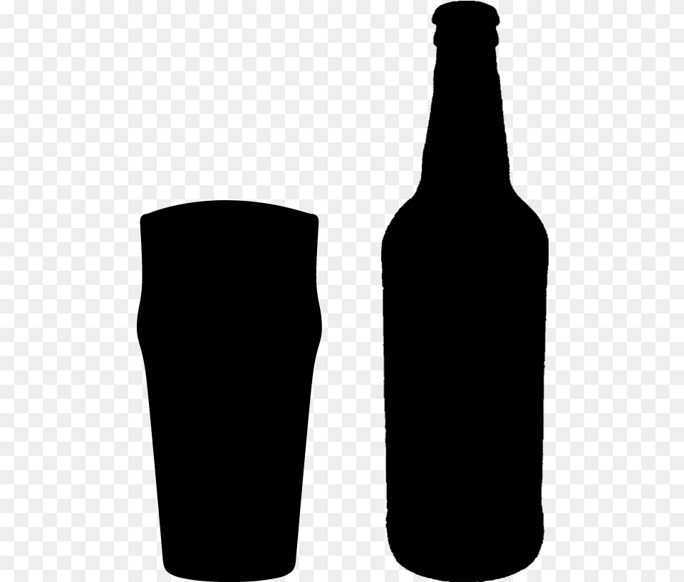 Glass Bottle Clipart Download Glass Bottle, Gray, Lighting Free Png
