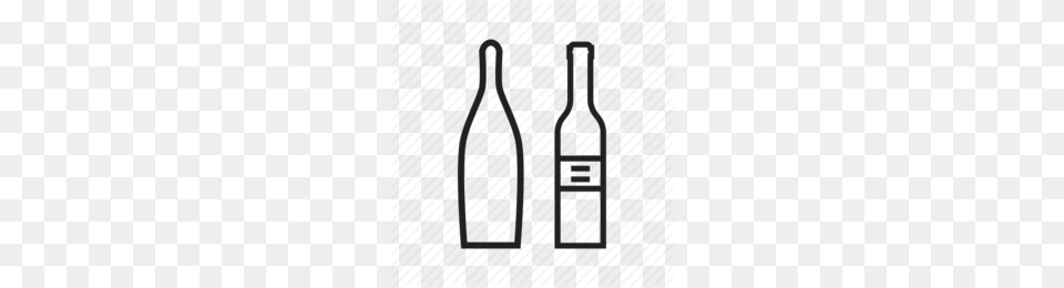 Glass Bottle Clipart Glass Bottle Wine Wine Bottle, Alcohol, Beverage, Liquor, Wine Bottle Png Image