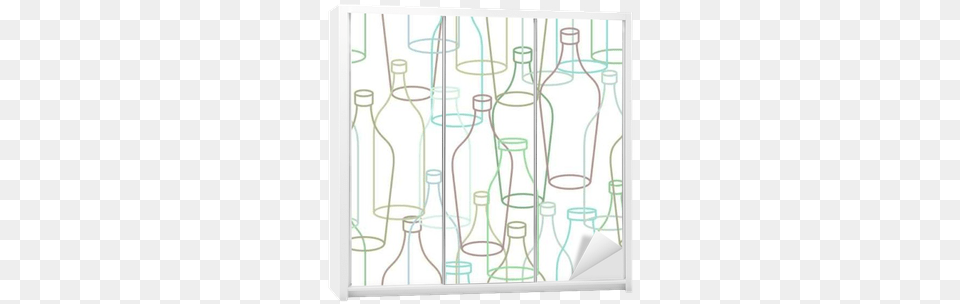 Glass Bottle Seamless Pattern Glass Bottle, Chandelier, Lamp, Art, Jar Free Png Download