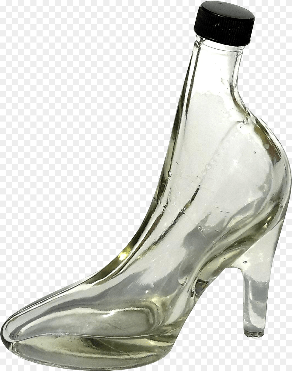 Glass Bottle Slipper High Heeled Shoe Shoe Glass, Clothing, Footwear, High Heel, Smoke Pipe Free Png