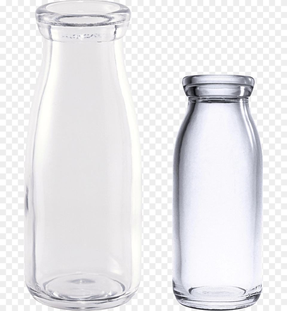 Glass Bottle Transparent, Jar, Beverage, Milk, Pottery Free Png Download