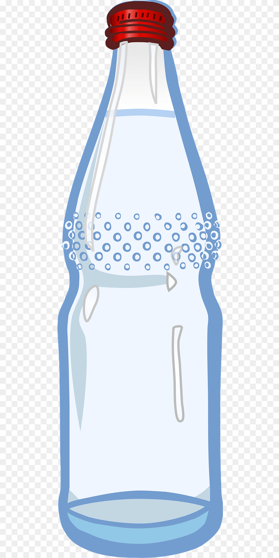 Glass Bottle With A Red Cap Clipart, Water Bottle, Beverage, Adult, Bride Png Image