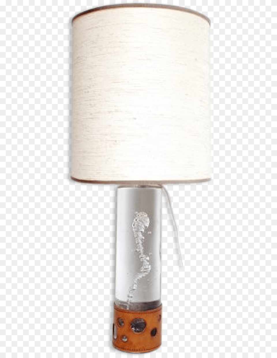 Glass Bubbles Reason Of Air Lamp Ring Leather Signed Lampshade, Table Lamp, Can, Tin Free Png Download