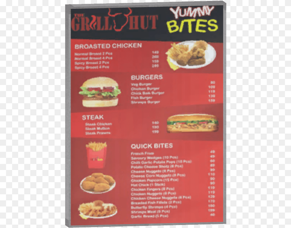 Glass Case Poster 8 Flyer, Burger, Food, Menu, Text Free Transparent Png