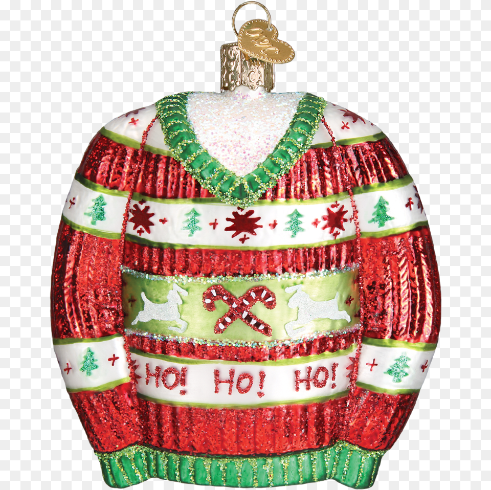 Glass Christmas Ornaments Sweater, Knitwear, Food, Dessert, Cream Png