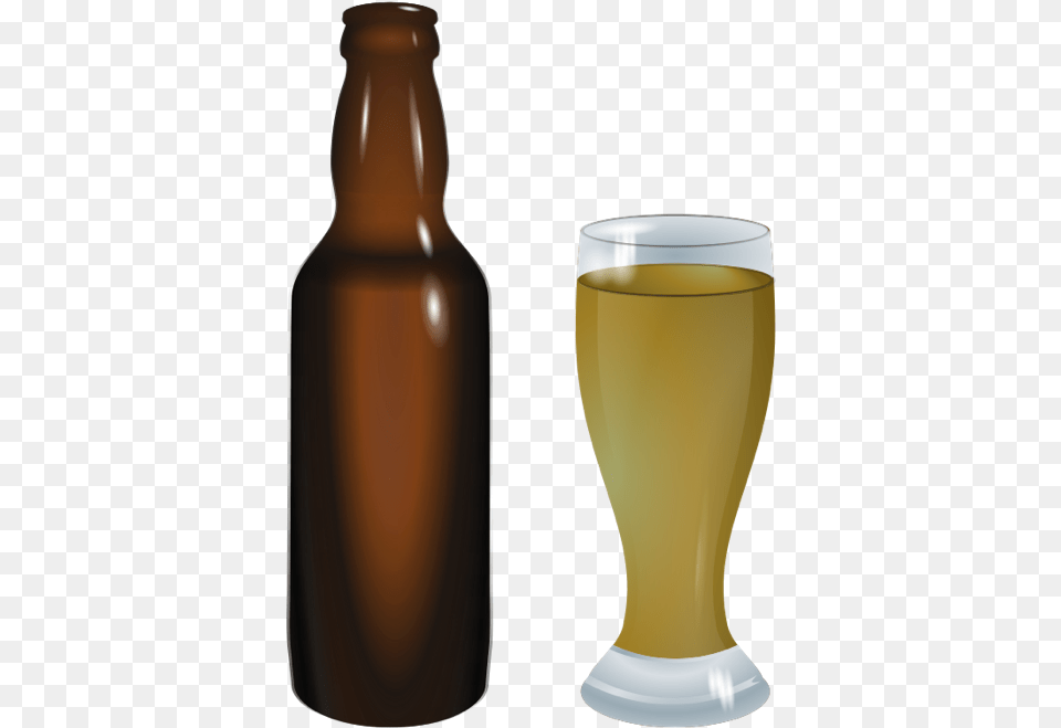 Glass Clipart Alcohol Glass Brown Beer Bottle Clipart, Beverage, Beer Bottle, Liquor, Beer Glass Free Png