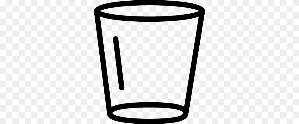 Glass Clipart Empty Glass, Gray Free Transparent Png