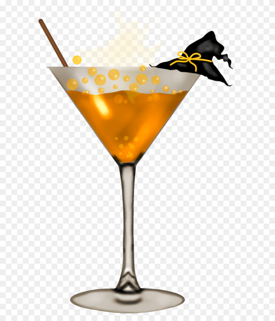 Glass Clipart Halloween, Alcohol, Beverage, Cocktail, Martini Png Image