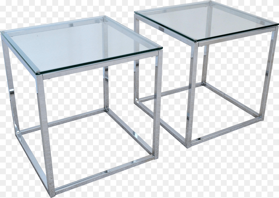 Glass Cube Table, Coffee Table, Furniture, Desk, Tabletop Png Image