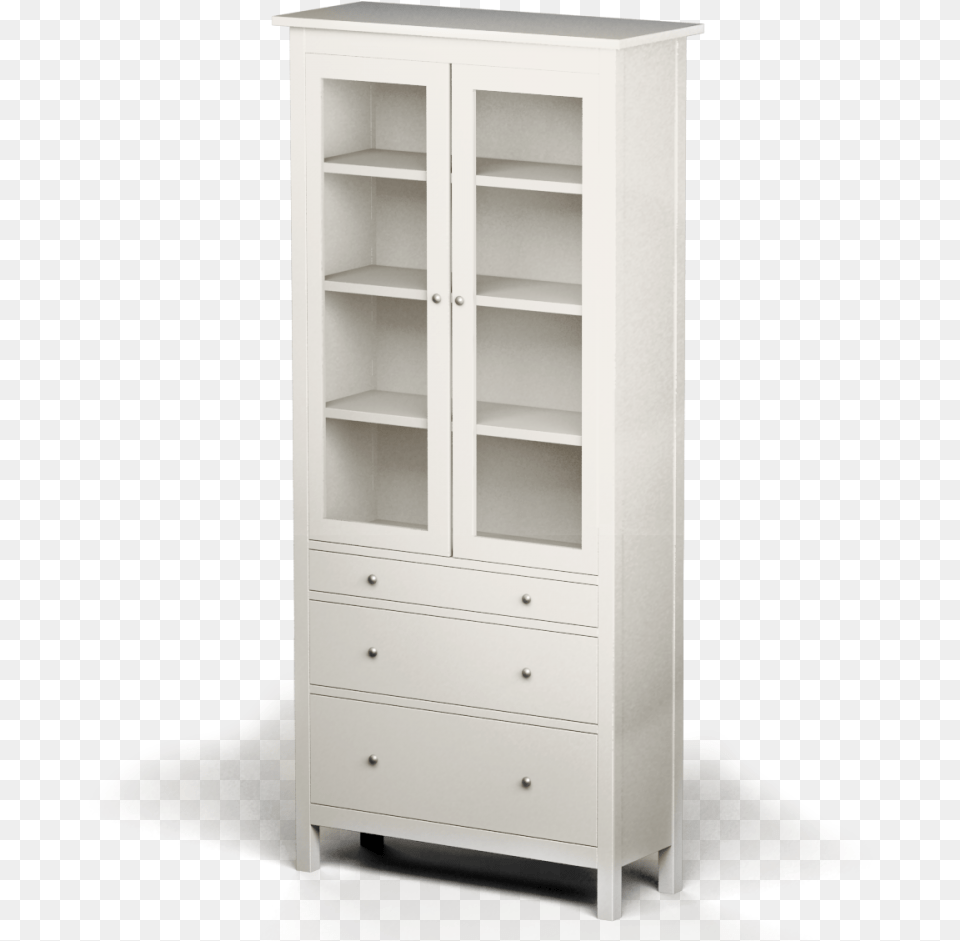 Glass Door Cabinet With Four Drawers3d Viewclass Hutch, Closet, Cupboard, Furniture Png Image