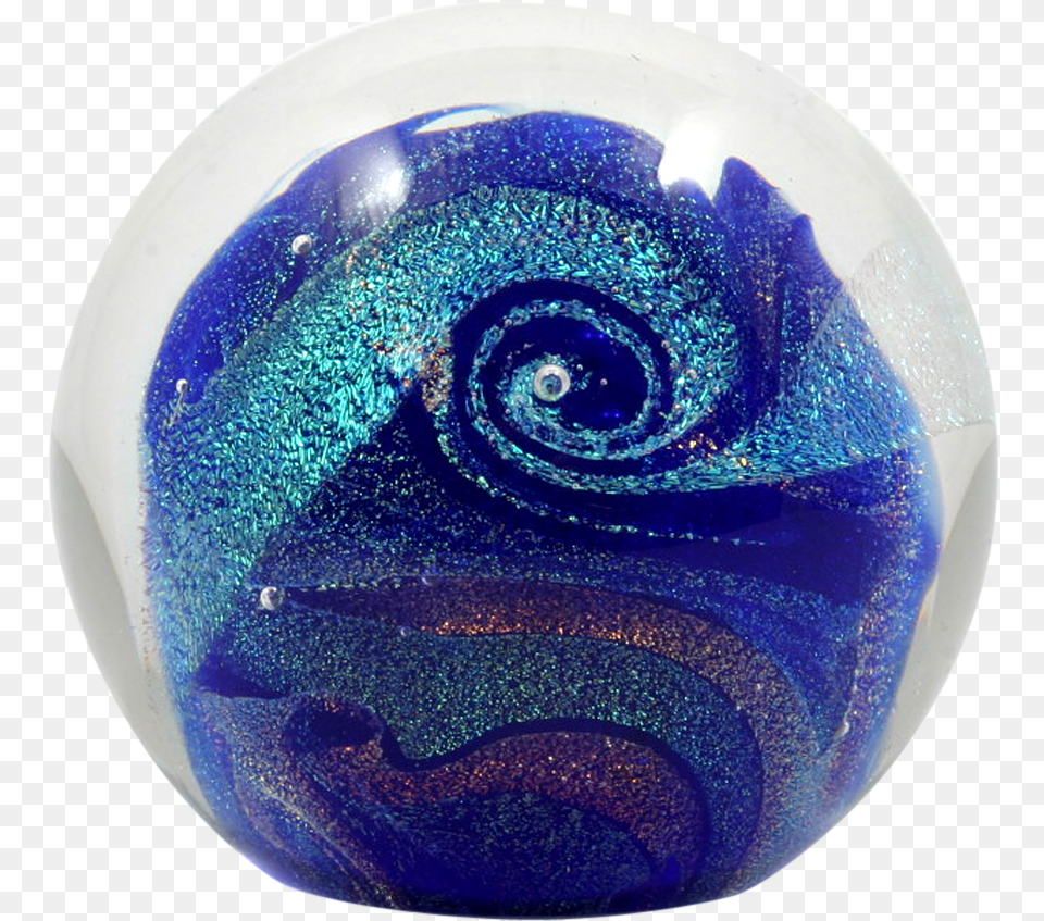 Glass Eye Studio Celestial Paperweight Northern Lights Bead, Accessories, Gemstone, Jewelry, Sphere Free Png Download